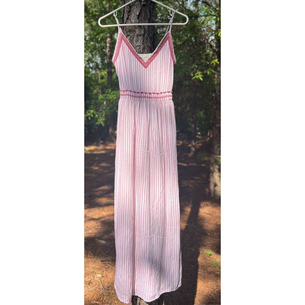 Japna 100% Rayon floor length maxi dress size Medium
